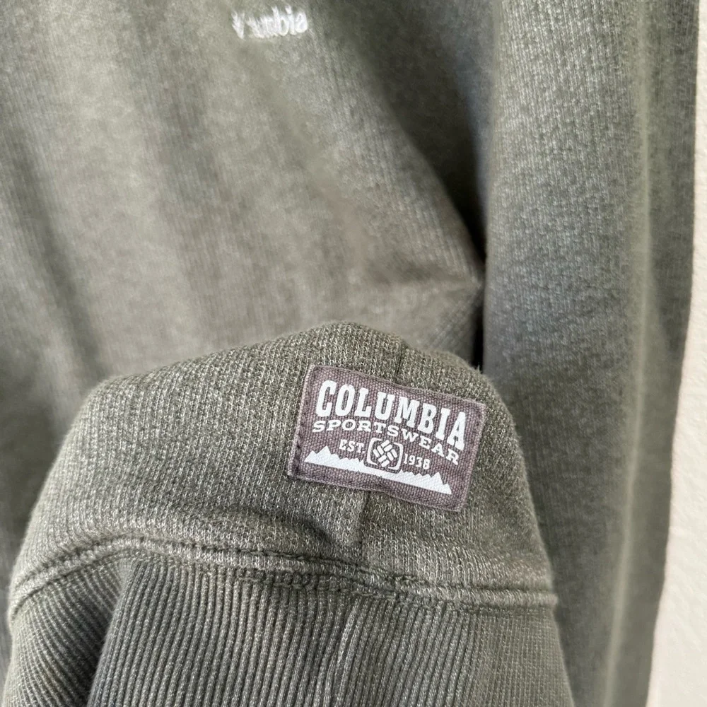 Columbia Olive Green Crewneck Sweatshirt Pullover Men’s Size Large NWOT